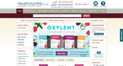 Desktop Screenshot of healthmonthly.co.uk